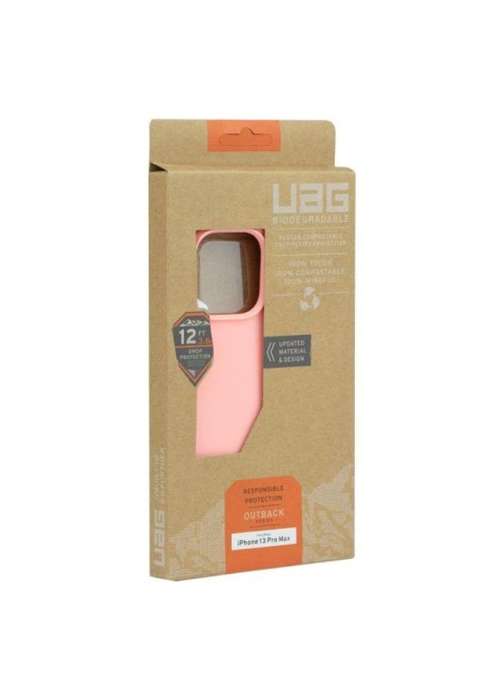 Протиударний чохол Outback для iPhone 13 Pro Max Pink No Brand (382864559)