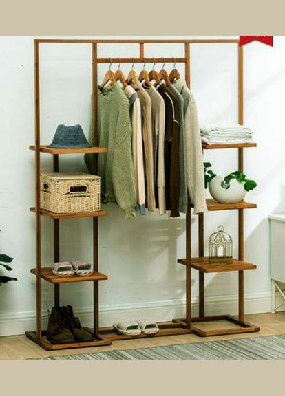 Стійка вішалка для одягу з дерева Каварна 120 мускат (СВГ-121007) No Brand (328081084)