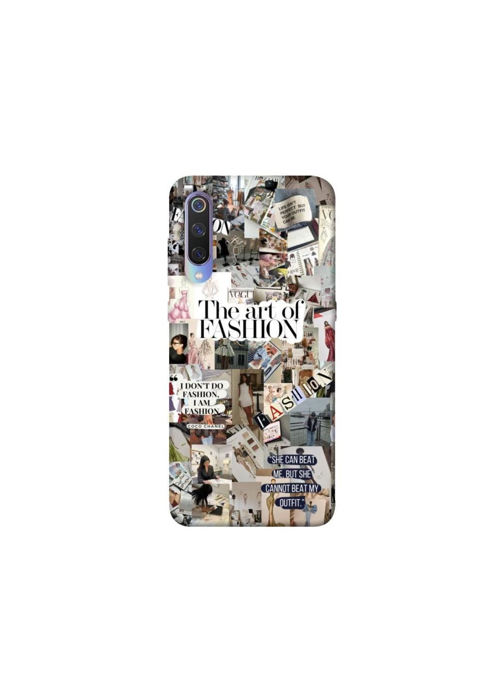 Чехол на Xiaomi Mi 9 Fashion collage ver.12 Frontalka (396513915)