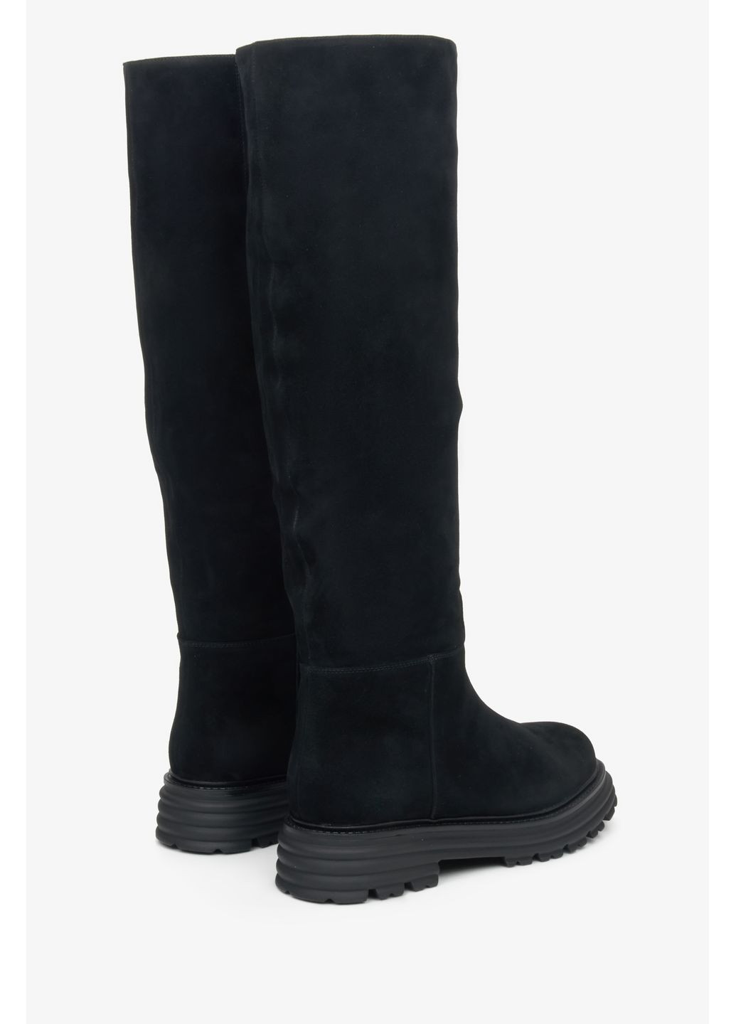 Зимние сапоги, цвет черный Estro