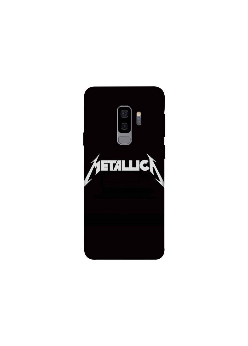 Чехол на Samsung Galaxy S9+ Metallica logo Frontalka (361091307)