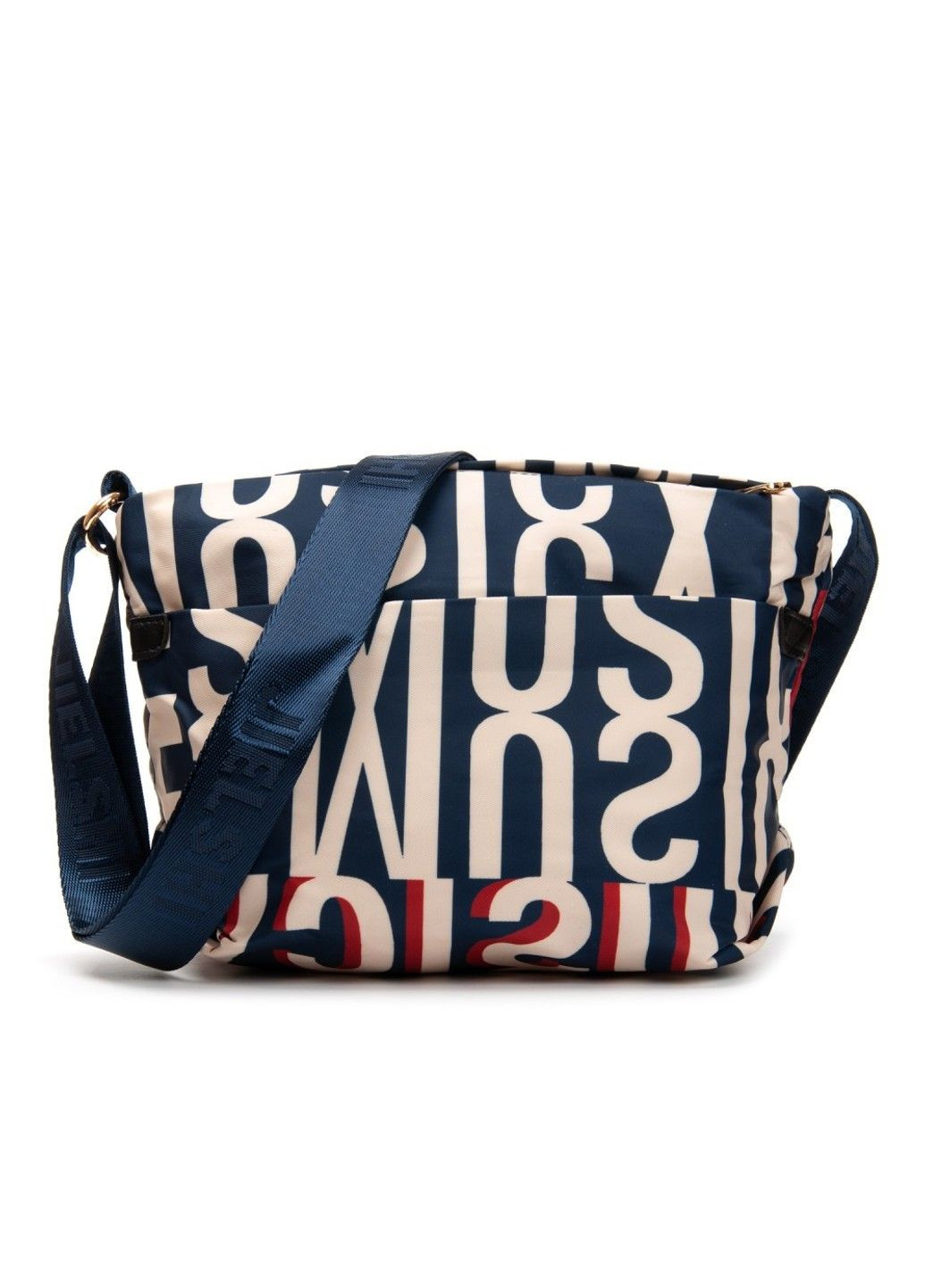 Летняя тканевая сумка 9711 blue letters Jielshi (329692677)