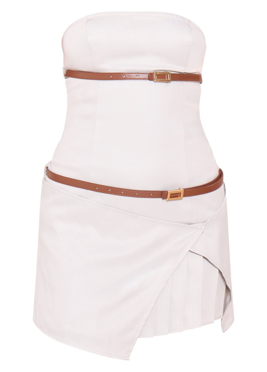 Серое платье PrettyLittleThing