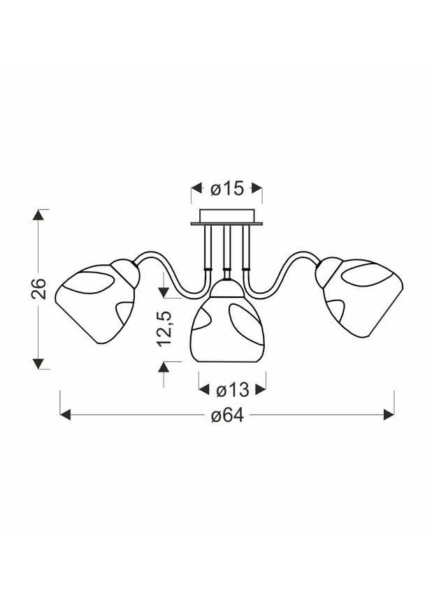 Люстра Unica (33-00880) Candellux (361313534)