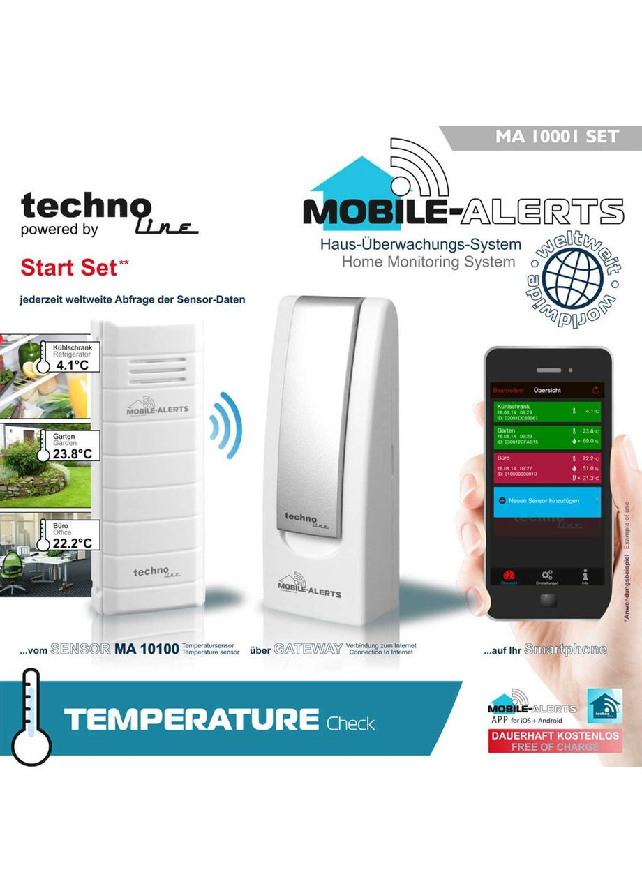 Метеостанция Mobile Alerts Start Set MA10001 (MA10001) Technoline (363044545)