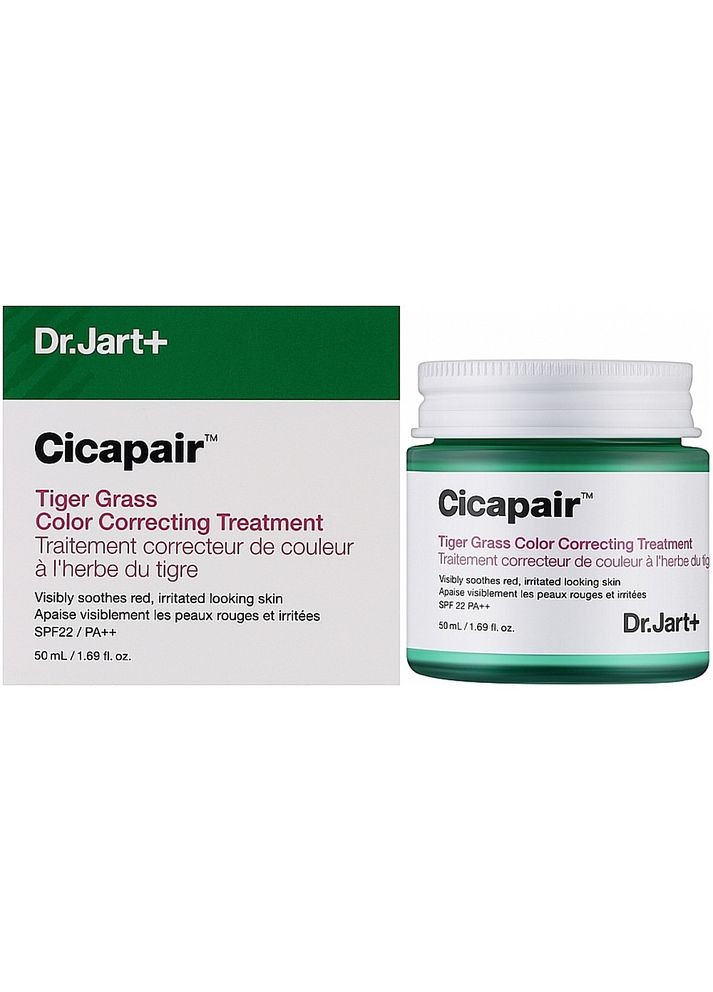 Корректирующий крем для лица Cicapair Tiger Grass Color Correcting Treatment 50 мл (8809844991084) Dr. Jart+ (349754176)