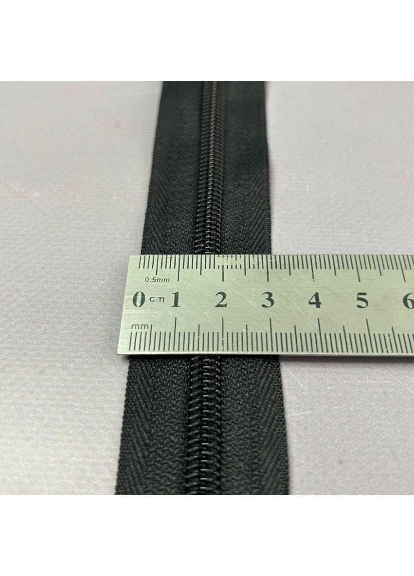 Рулонная молния, спираль Т-5 цвет #черный YKK (352749262)
