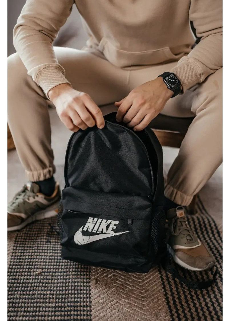 Чёрный спортивный рюкзак мужской - трендовая модель на каждый день No Brand (365592456)