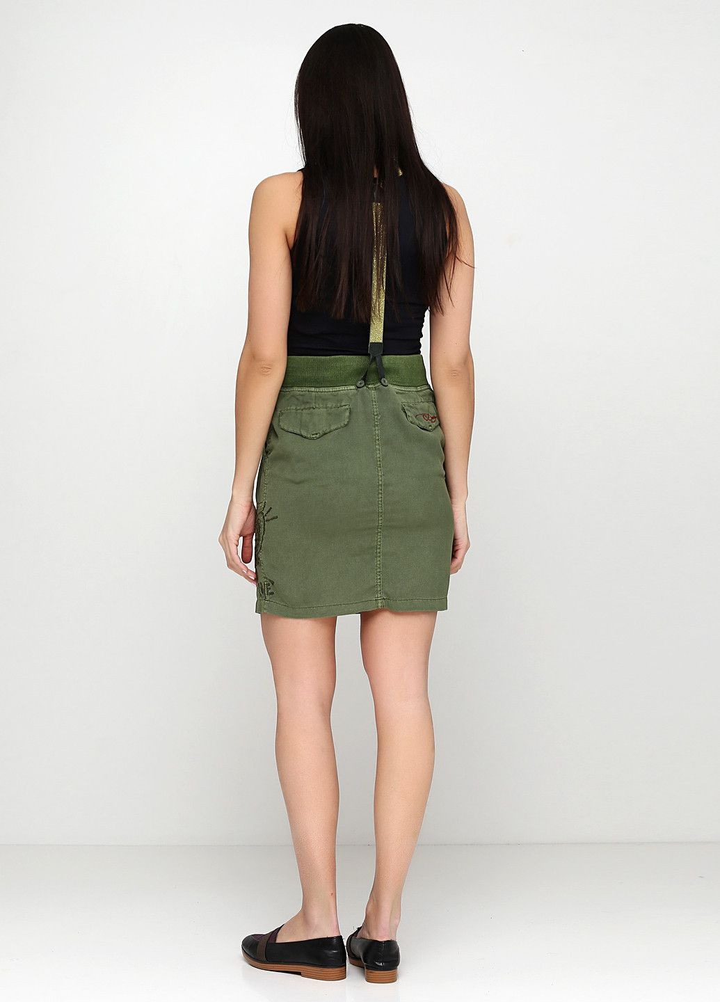 Спідниця Хакі Desigual (317250777)