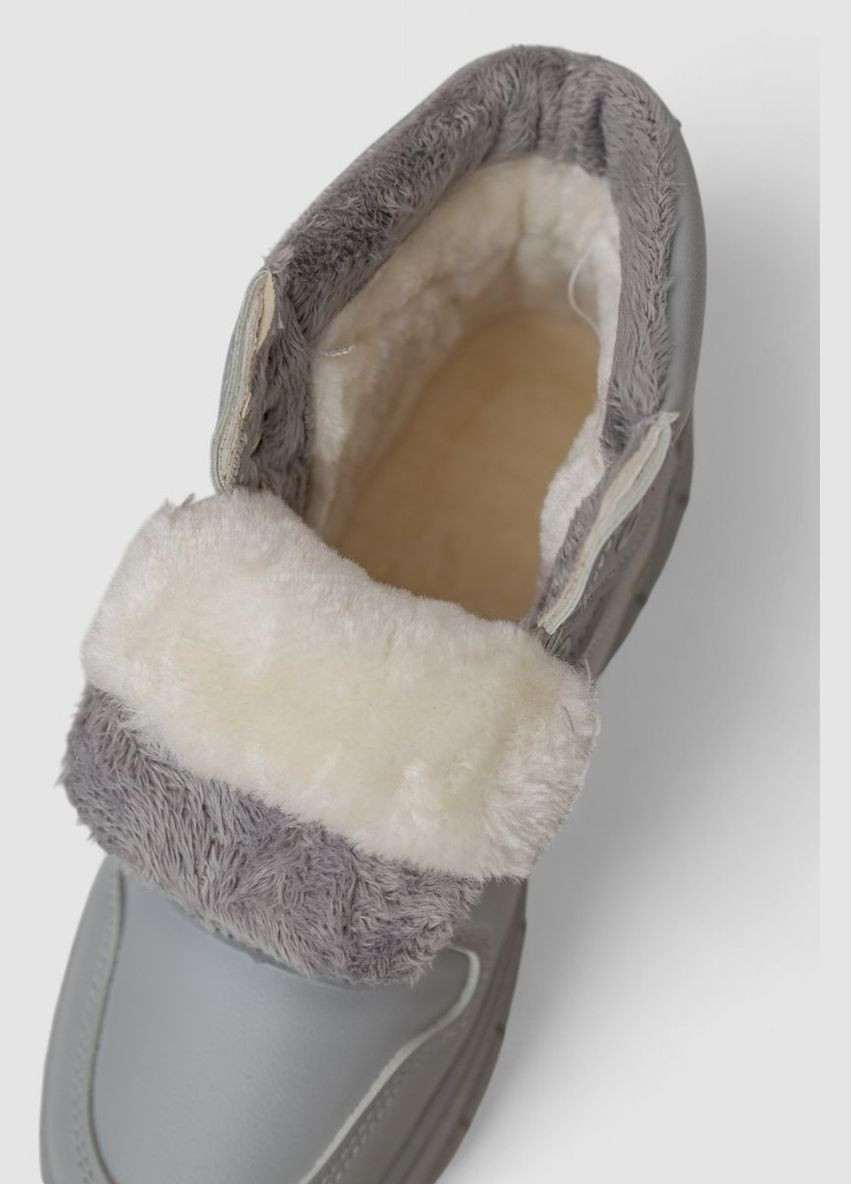 Кроссовки женские зимние на меху Ager Кроссовки серые зима (318561075)