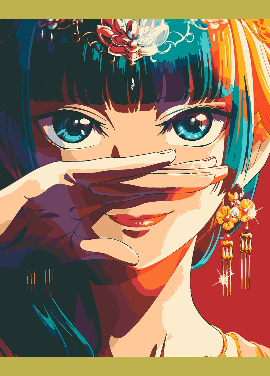 Картина за номерами Монолог травниці 40x50 см (RB-1029) Riviera Blanca (323653999)