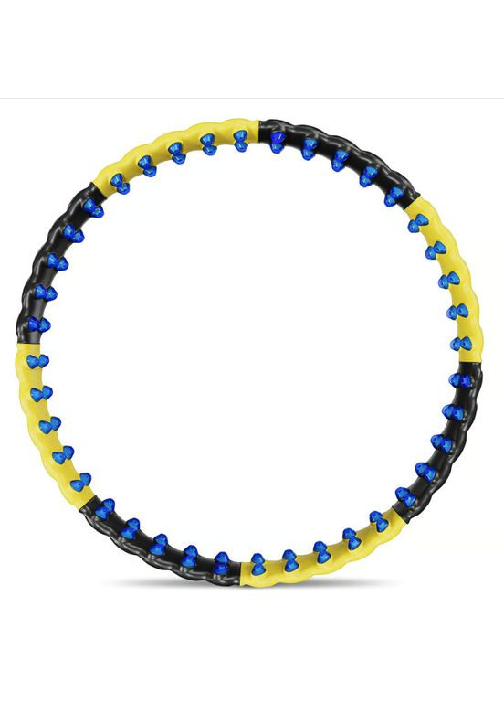 Хулахуп HS-080HH з масажером 110см чорно-жовтий Hop-Sport (361952076)