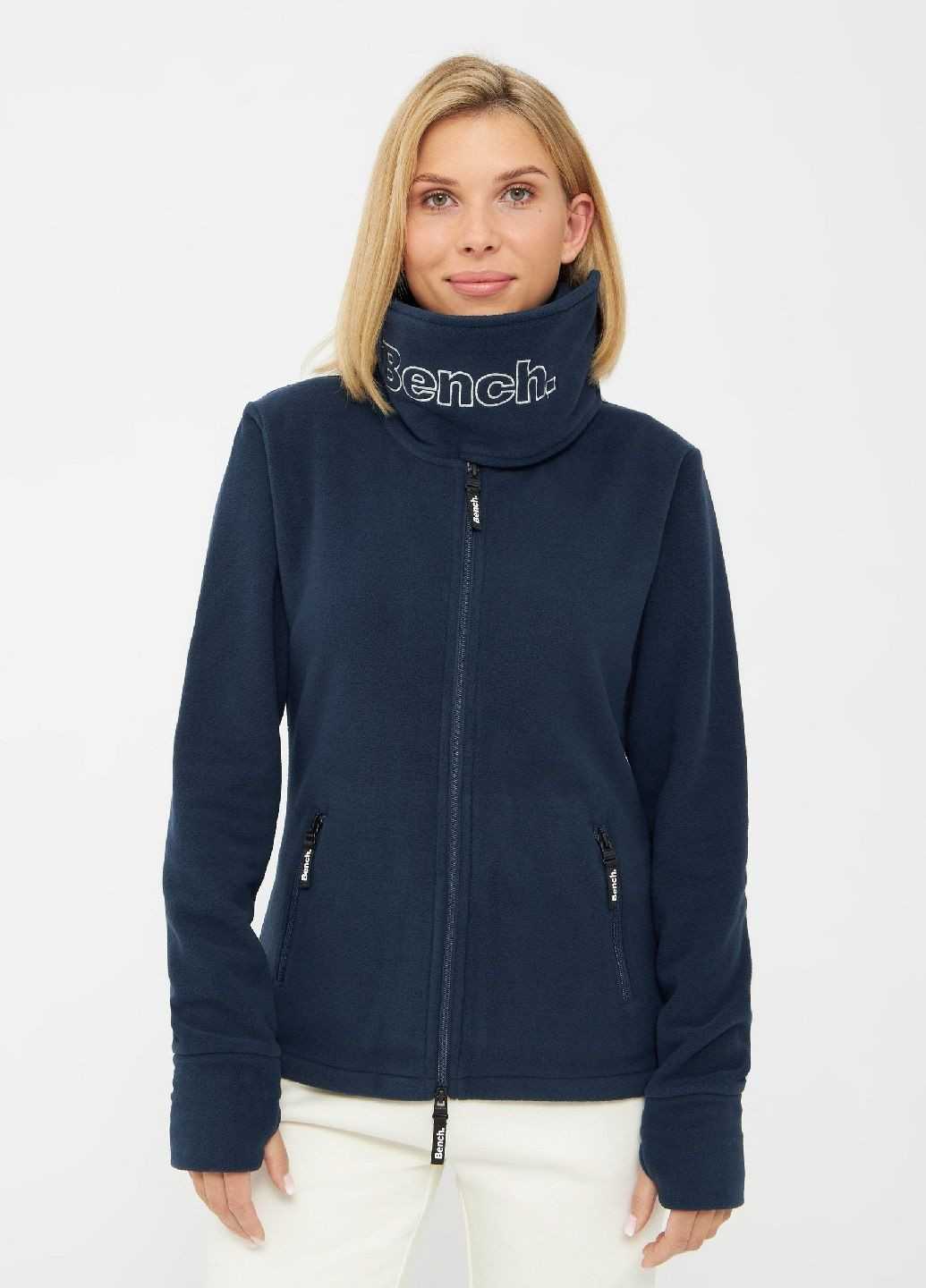 Темно-синяя демисезонная куртка Bench