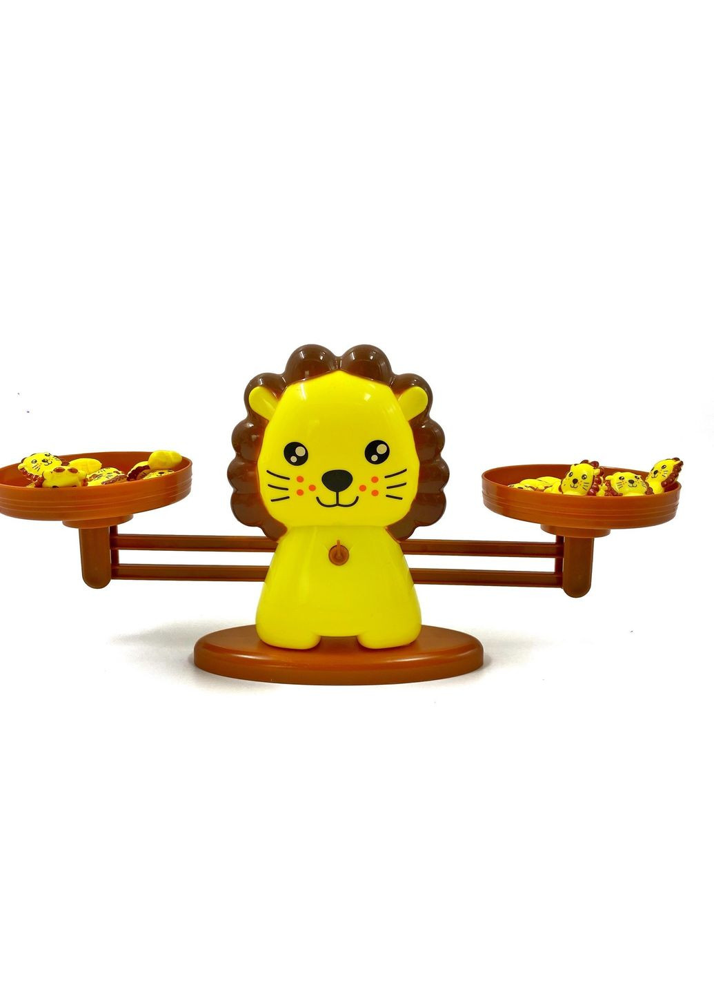 Настольная игра балансир Лев 27 см 3 уровня игры с карточками Разноцветный Fun Game (316319062)