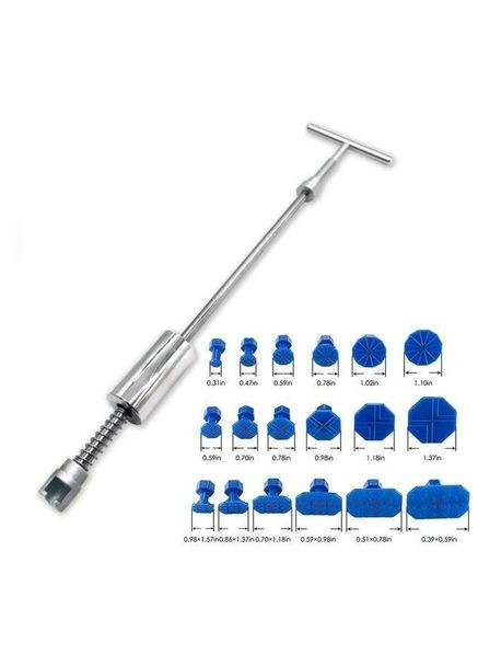 Молоток обратный для вытягивания вмятин с грибками 18 шт Клеем 5 шт + клеевой пистолет (25 предметов) (R051047) Icar (349843528)