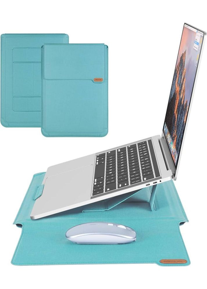 Чехол сумка с подставкой Laptop Sleeve Macbook для ноутбука 15.6-16.1'' 451*300*10 mm Green Nillkin (324234739)