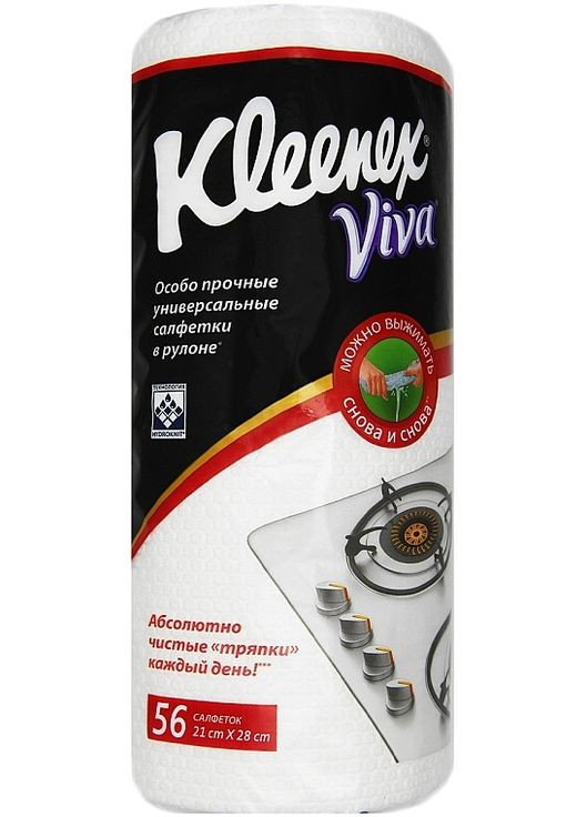 Салфетки универсальные "Viva", 56 шт. 56шт (868025-18710) Kleenex (368661503)