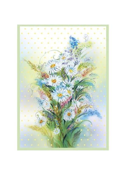 Алмазная мозаика "Go to art" /189587/ "Ромашки" 21*25 см на картоне 5D Алмазна мозаїка (392426673)