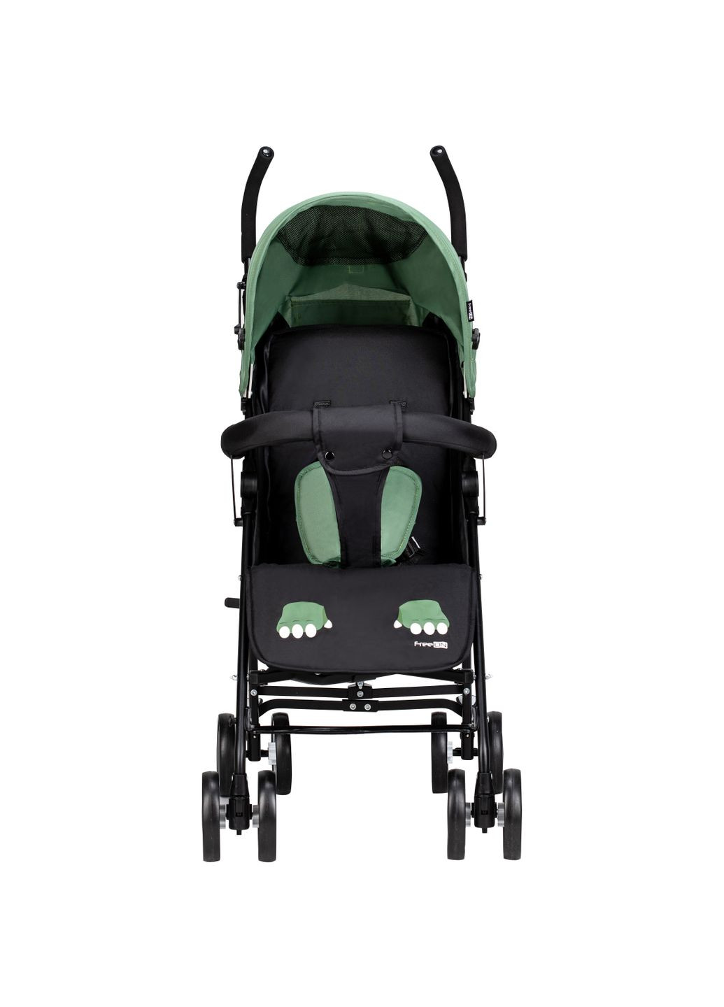 Прогулянкова коляска-тростина Simple Black-Green, чорний із зеленим () FreeOn 48563 (328401672)