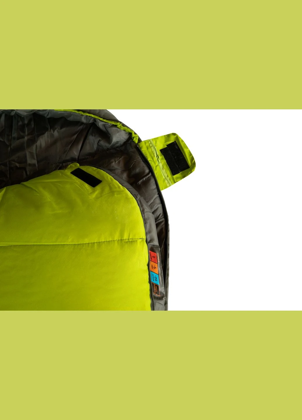 Спальный мешок Hiker Compact кокон правый olive/grey 185/80-55 UTRS-052С Tramp (400804665)