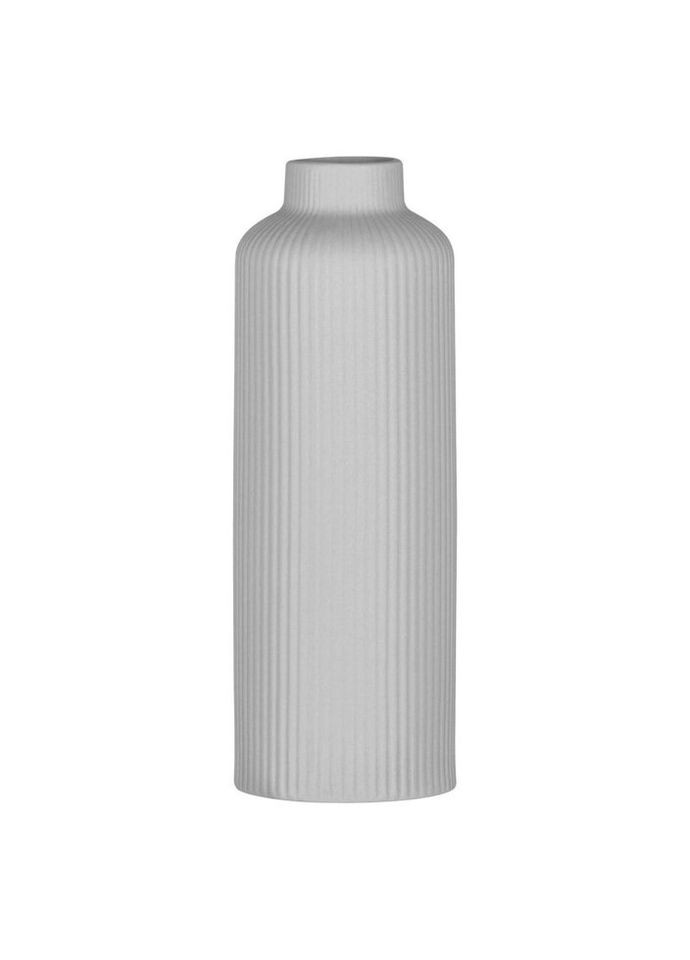 Ваза Liguria AR3803G 8х22.7 см серая Ardesto (335972302)