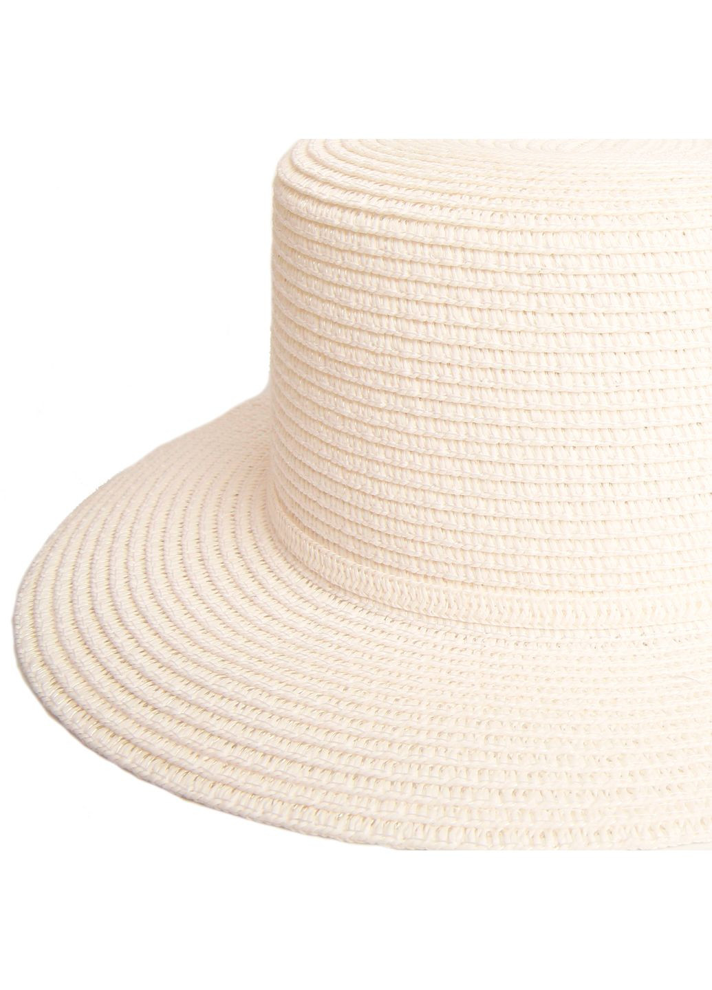 Капелюх канотьє жіночий папір білий VIVIAN LuckyLOOK 817-860 (322790191)