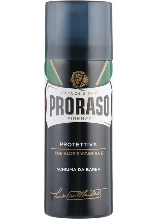 Піна для гоління з алое та вітаміном Е Blue Line Shaving Foam 300ml (348989-54266) Proraso (368649719)