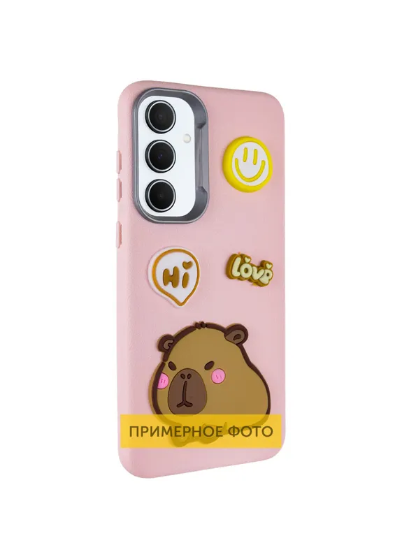 Чохол TPU Leather Toys для Xiaomi Redmi A3 Capybara / Pink Epik (407840961)