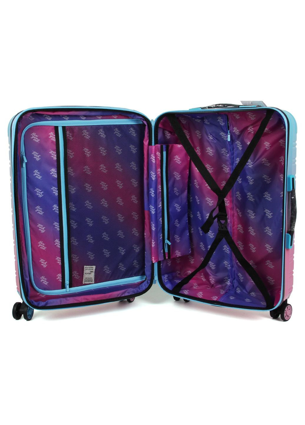 Комплект пластиковых чемоданов из трех штук 3600 - 3 (чемодан S -40л M -70л L -110л) розовый I.FLY (373036065)