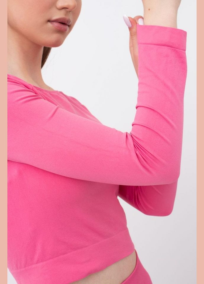 Топ жіночій безшовний з довгими рукавами Giulia CROP TOP (316683784)