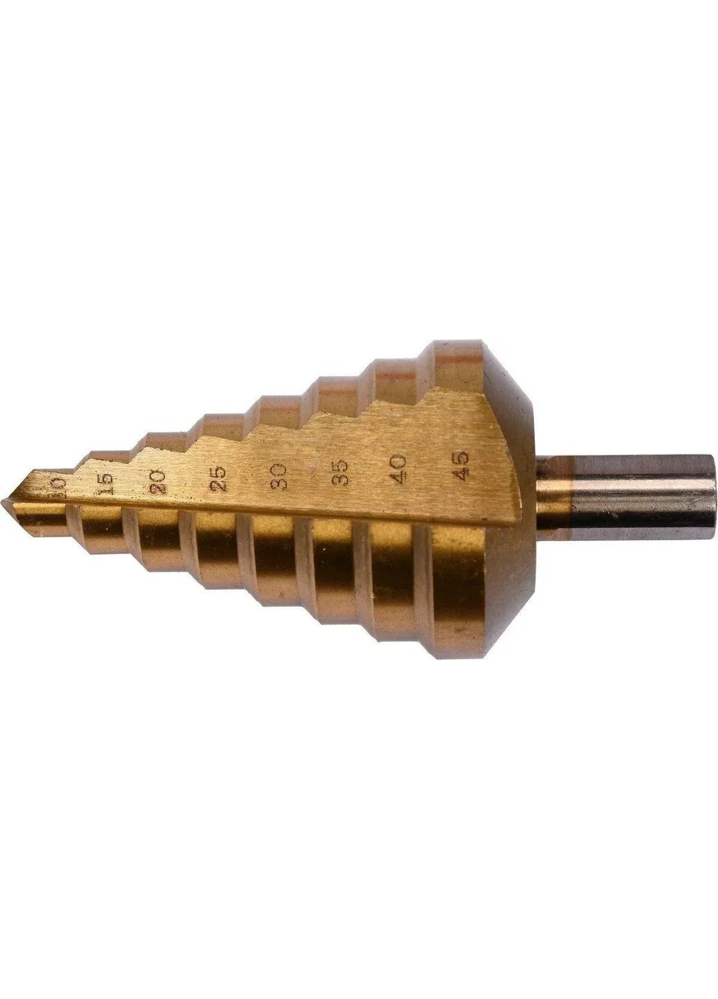 Сверло по металлу конусное ступенчатое HSS 4241 10-45 мм 100/75 мм YT-44742 YATO (365330232)