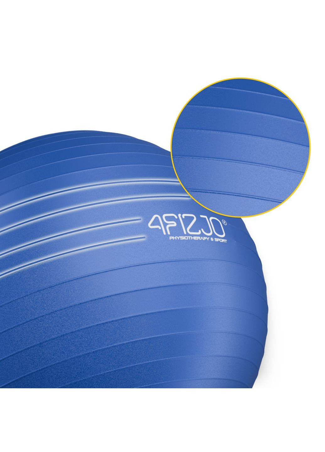 Мяч для фитнеса (фитбол) 55 см Anti-Burst Blue () 4FIZJO P-5905973404723 (345712635)