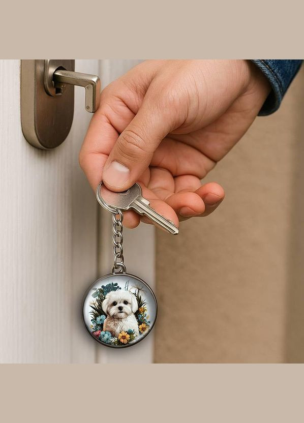 Набор подвеска (кулон) и брелок dog #18 (подарочный набор) No Brand (332633388)