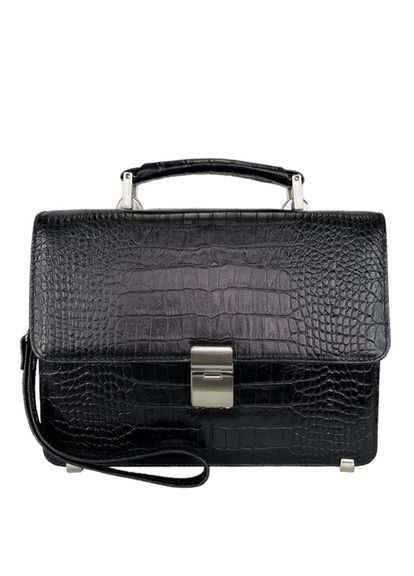 Классическая мужская барсетка из кожи под рептилию KR0625-53 Karya (303830592)