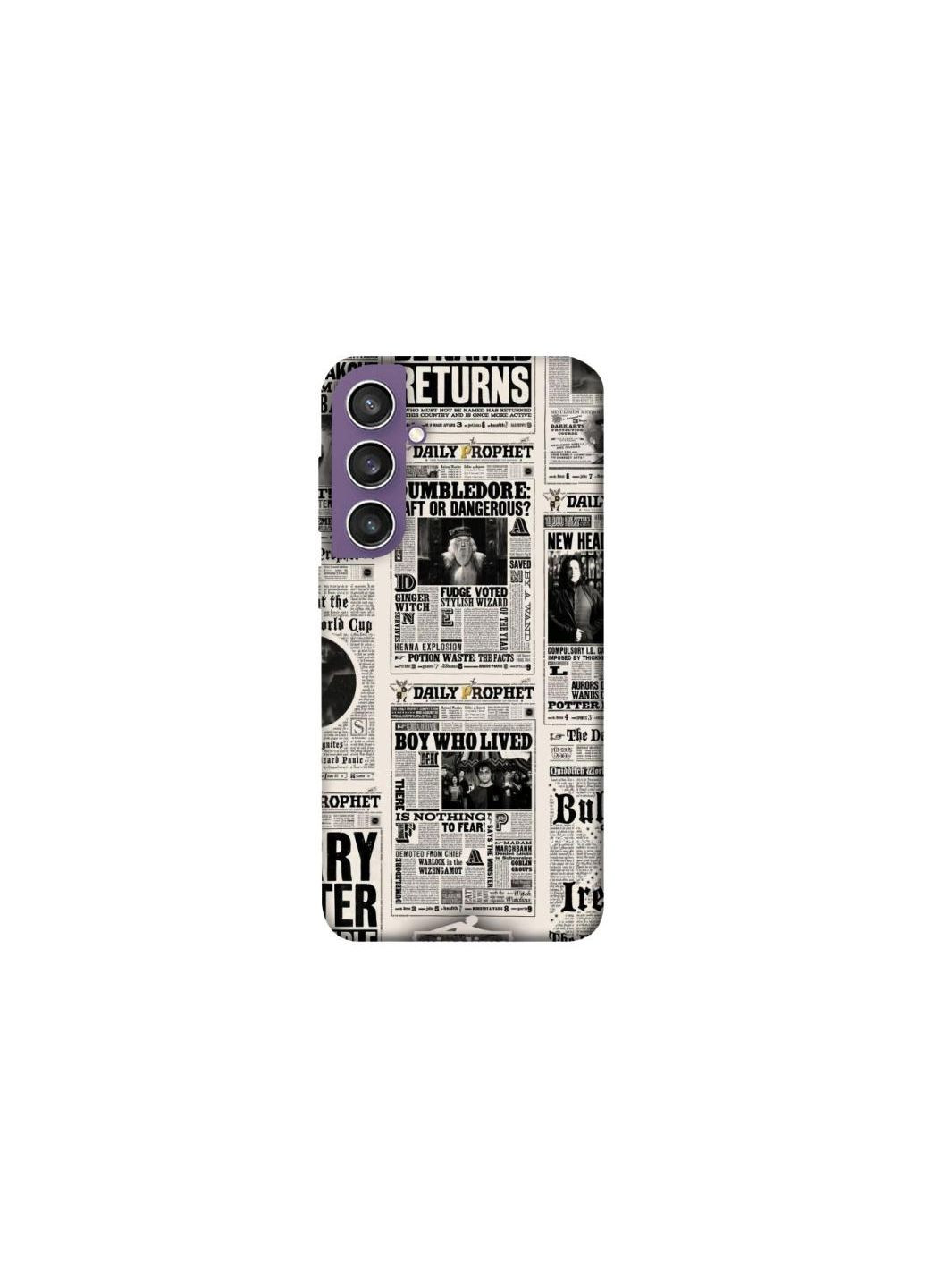 Чехол на Samsung Galaxy S23 FE Harry Potter newspaper Frontalka (354663669)