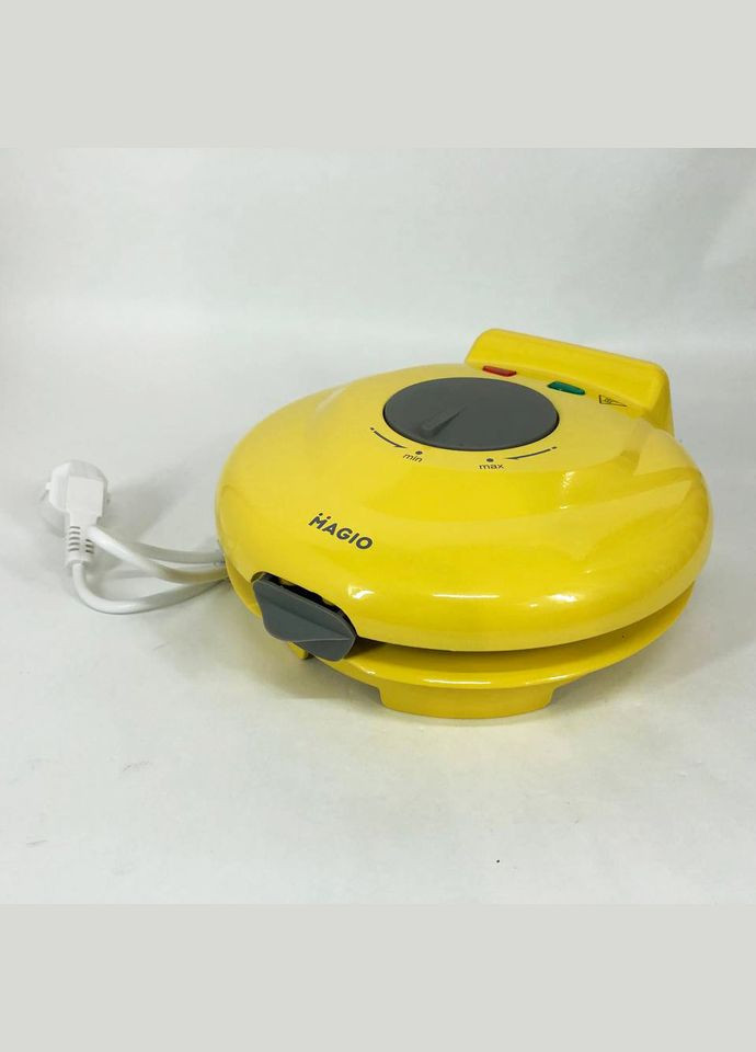 Вафельница круглая MG-397 1 секция 750 Вт, Электровафельница для тонких вафель, электрическая Magio (364664803)