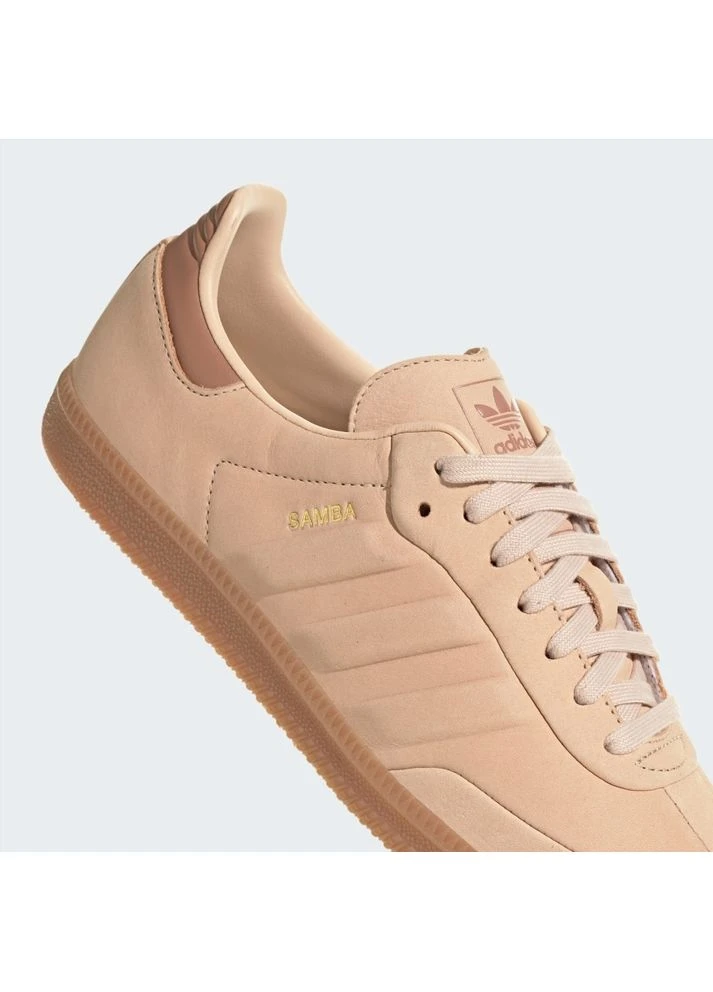 Коричневые демисезонные кроссовки samba brown ig1243 adidas