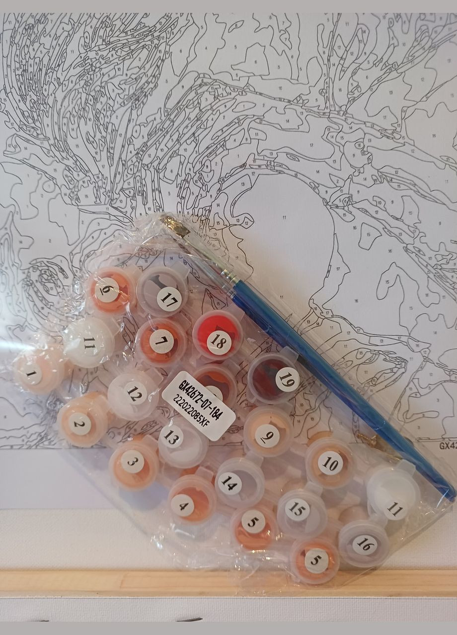 Картина за номерами Материнська любов 40*50 см Картини за номерами мама та дитина GX42672 Rainbow Art (308987636)