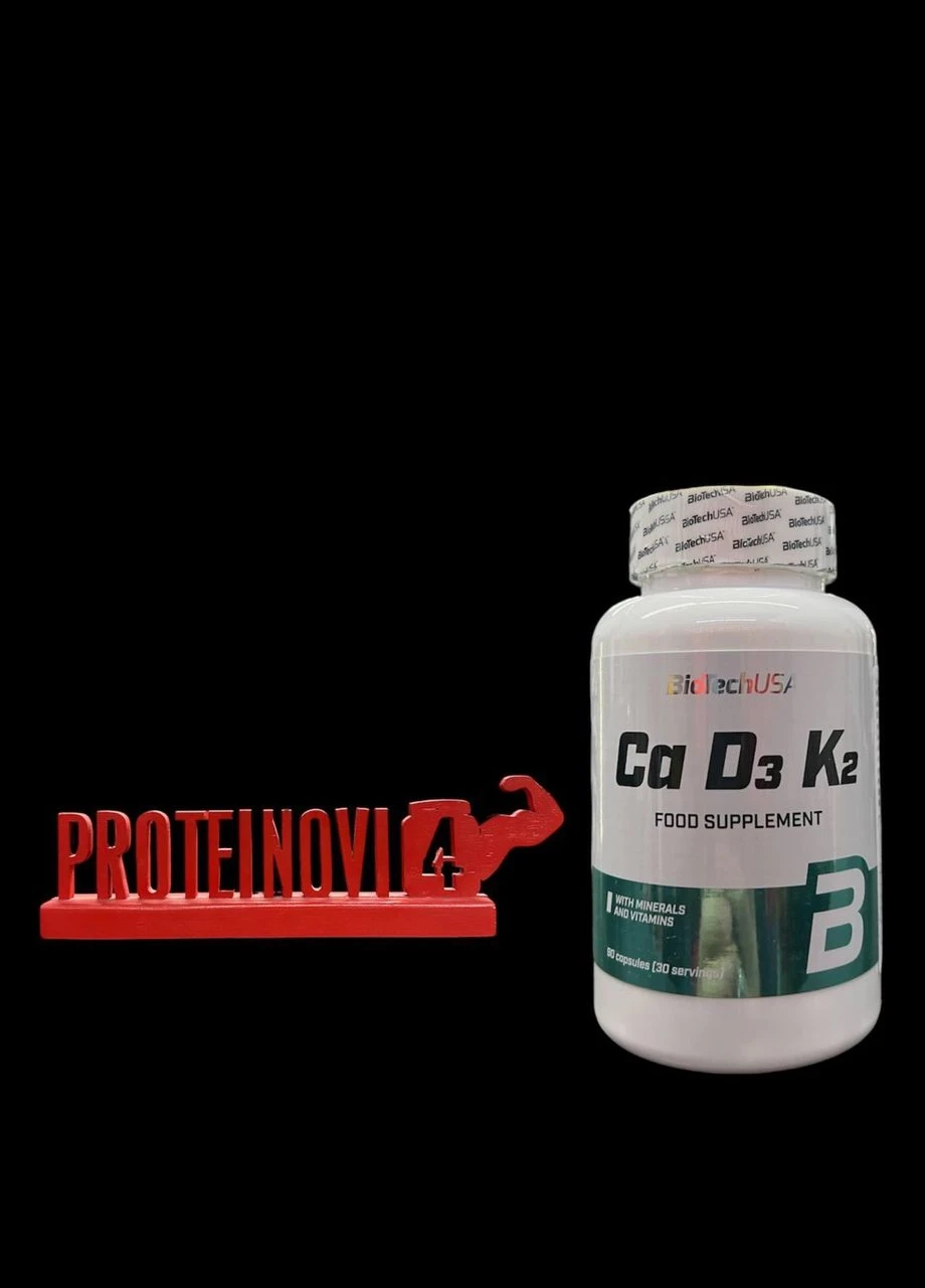 Кальцій Д3 К2 Ca D3 K2 90caps вітаміни та мінерали Biotech (329446226)