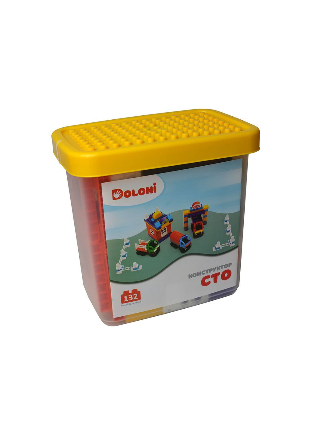 Конструктор СТО в пластиковому боксі 132 дет (013888/38) Doloni (365590376)