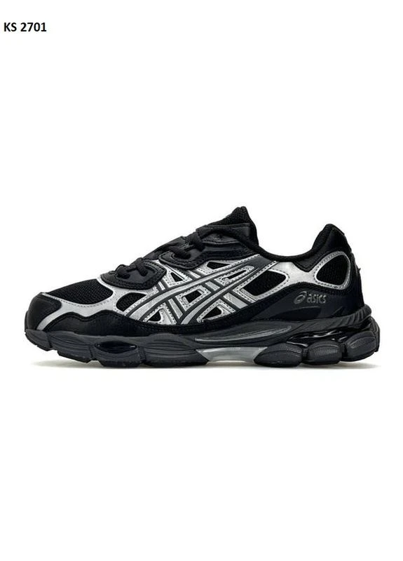 Черные демисезонные кроссовки мужские asics gel-nyc black асикс гель нюк черные No Brand
