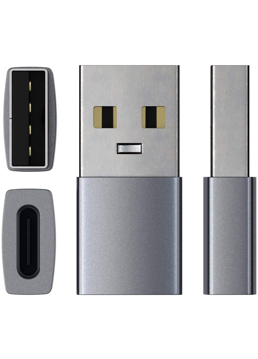 Адаптер Type-A to Type-C Space Gray Satechi (302652160)