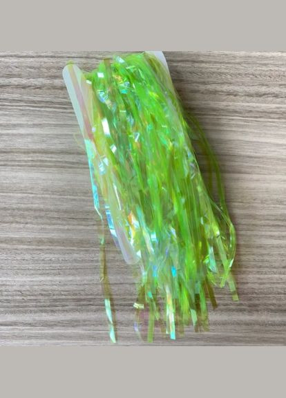 Мішура для фотозони 2 м на 1 м перламутрово-салатовий Jannet Дощик (316430777)