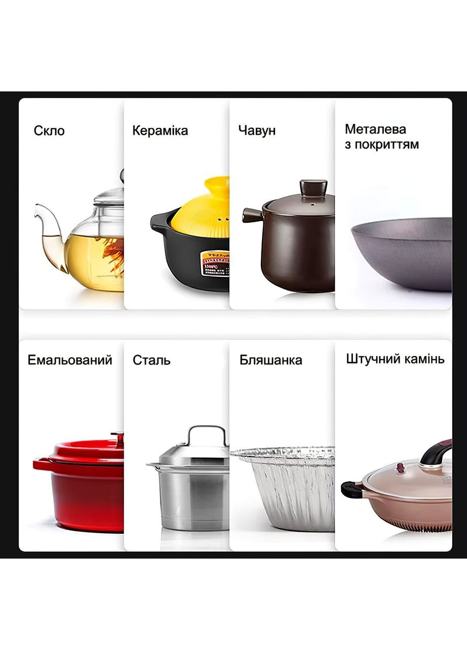 Плита электрическая настольная одноконфорочная дисковая с 5 режимами 1000 Вт (A8157) RAF (361029086)