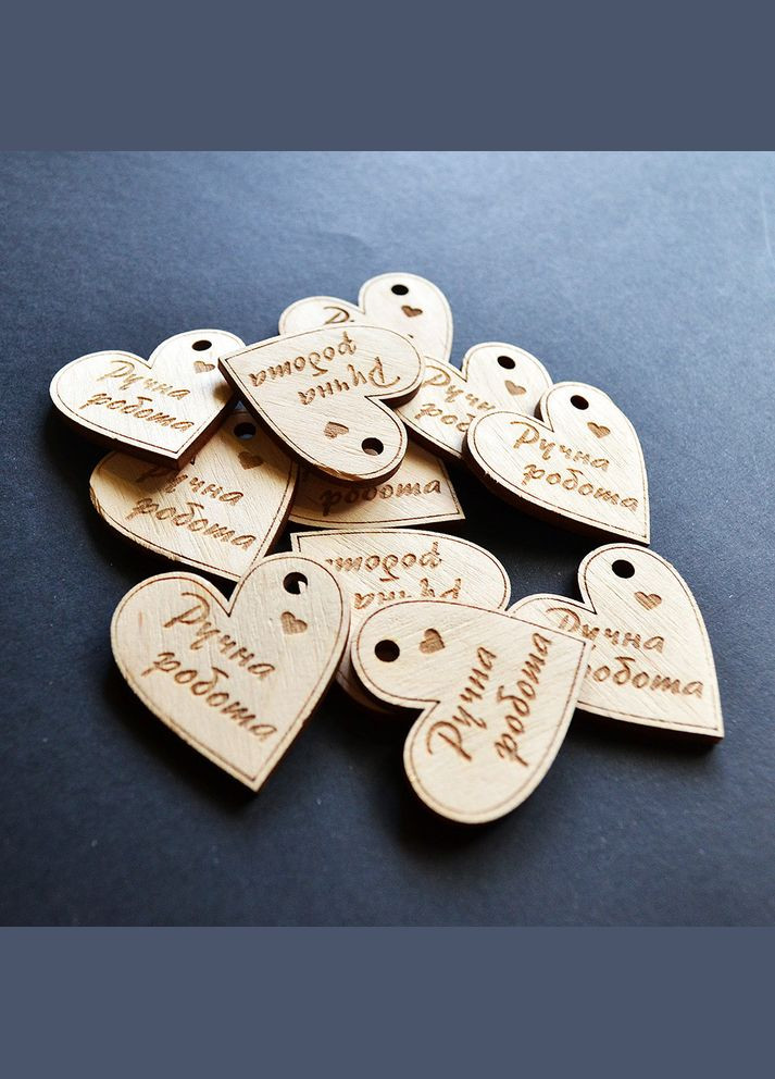 Бирки, лейбы, ярлыки из дерева. Бирочки из дерева для декора и упаковки хендмейд. No Brand (301482875)