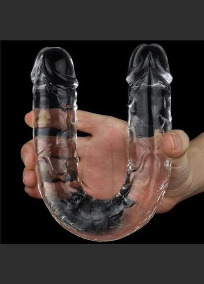 Двухсторонний фаллоимитатор 30 x 3,5 - Flawless Clear Double Dildo 12" Clear Drive Lovetoy (322184612)