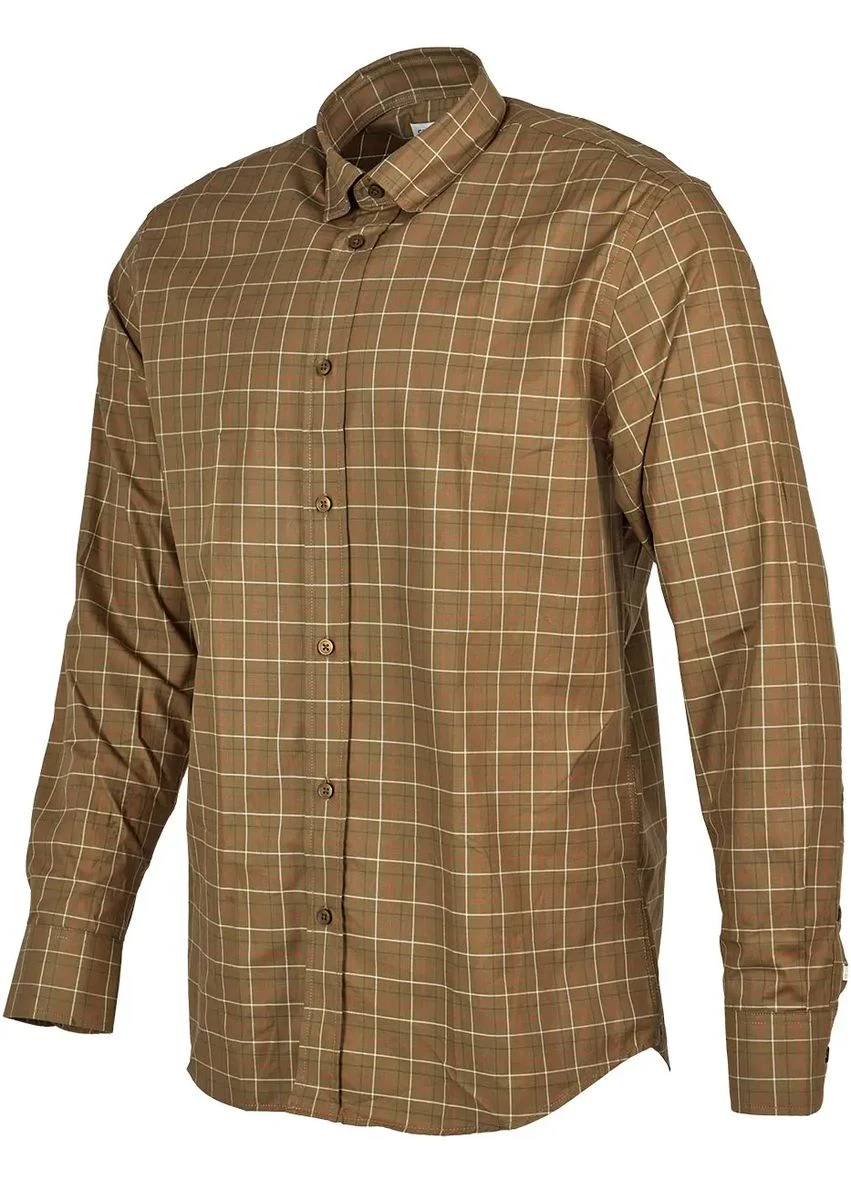 Коричневая рубашка chevalier belmont brown No Brand