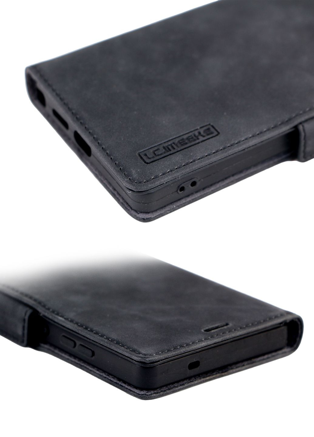 Чехол книга + защитное стекло для S25 Ultra темно-серый LC.Imeeke Aldi (346496682)