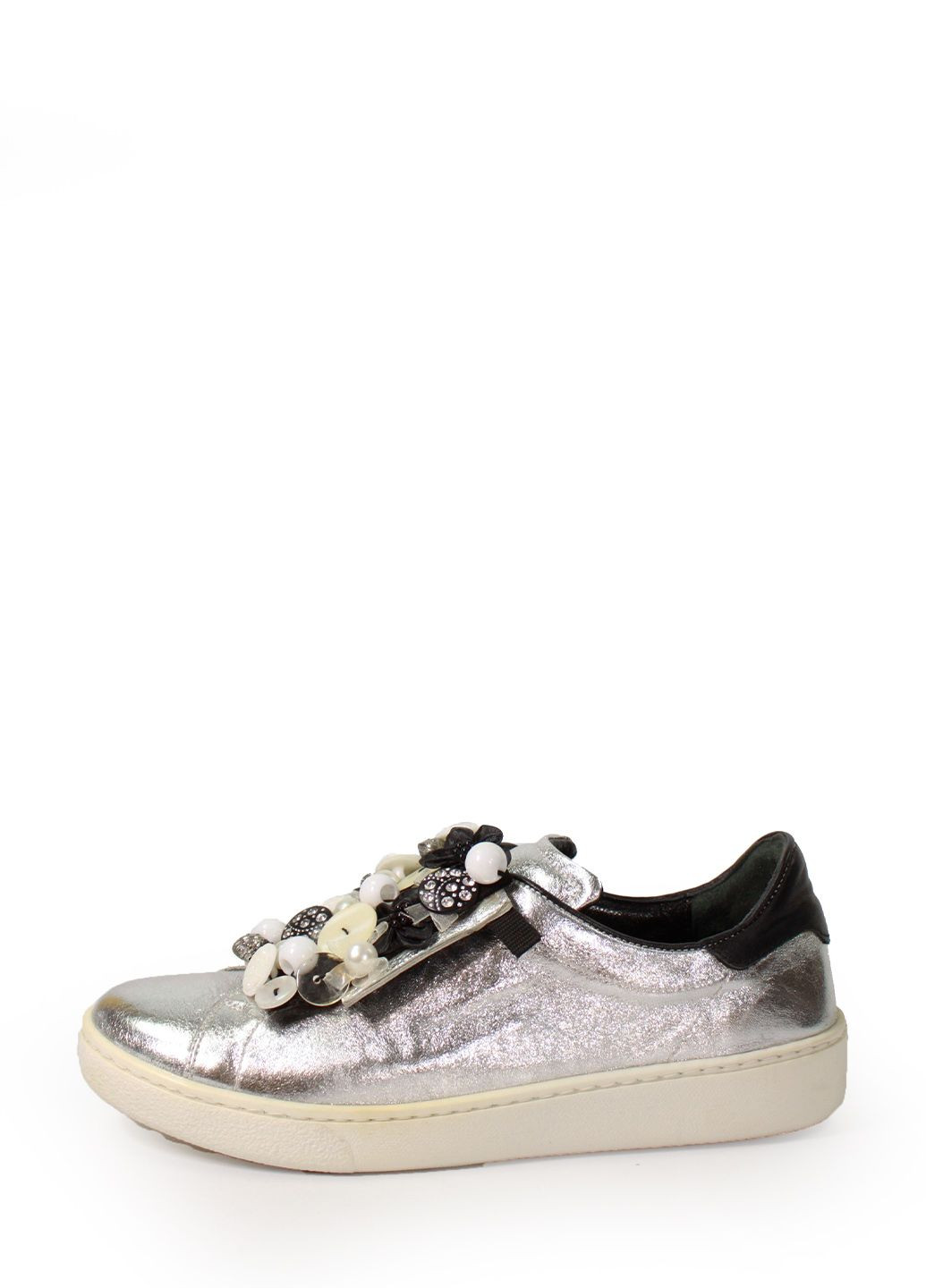 Серебряные женские кеди It-Girl