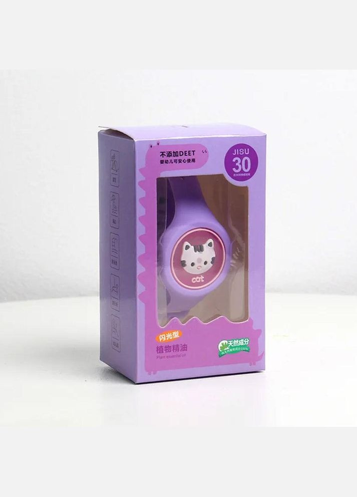 Детский браслет от комаров фиолетовый (OK0021_3) No Brand (316026780)